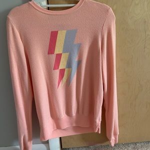 WILDFOX LIGHTING BOLT SHIRT. Size small in perfect condition!!!